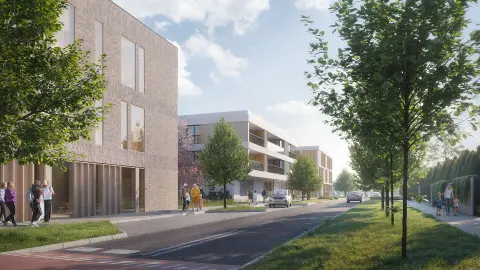 Budynek inwestycji Nowa Alternatywa, Warszawa Ursynów